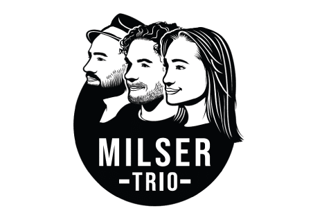 Milser-Trio – Logo mit drei Gesichtern